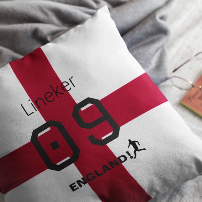 England St George Cross Patriotic Custom Name Cushion (Creator Uploaded)