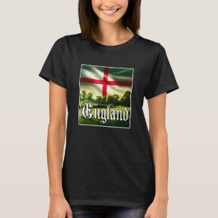 England St  George's Cross Countryside Patriotic S T-Shirt