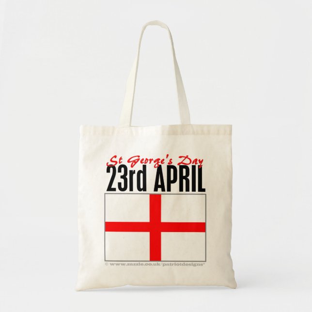 England, St George's Day Tote Bag (Front)