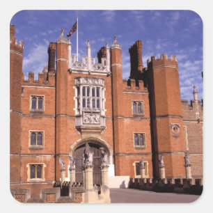 England, Surrey, Hampton Court Palace. 3 Square Sticker