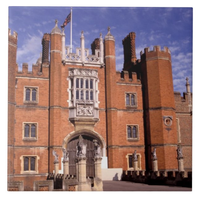 England, Surrey, Hampton Court Palace. 3 Tile (Front)