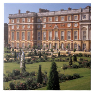 England, Surrey, Hampton Court Palace. Tile