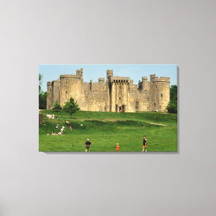 England, Sussex, Bodiam Castle. 2 Canvas Print