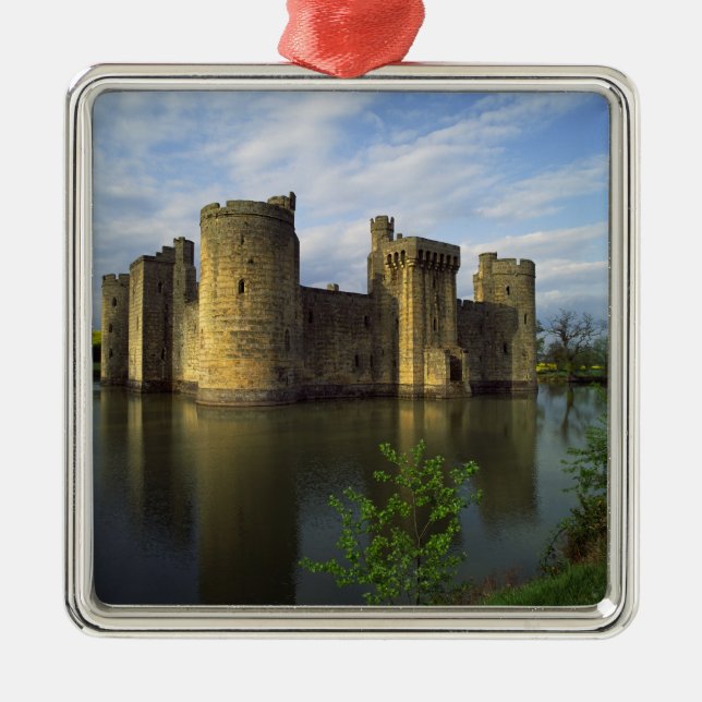 England, Sussex, Bodiam Castle Metal Tree Decoration (Front)