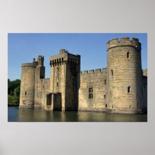 England, Sussex, Bodiam Castle. Poster