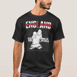 England Table Tennis   Support English Ping Pong T T-Shirt