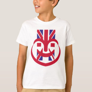 ENGLAND UK FACE HEART BY MASANSER T-Shirt