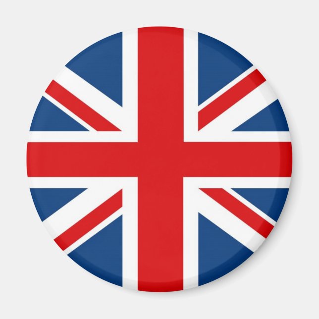 England Union Jack / British Flag Fridge Magnet (Front)