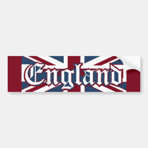 England-Union Jack Flag Bumper Sticker