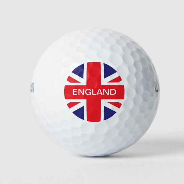 England Union Jack Flag Golf Balls (Front)