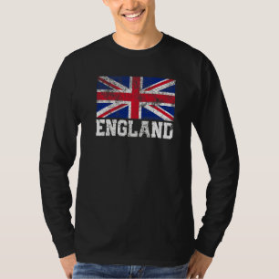 England Union Jack Flag Pride Roots Country Family T-Shirt