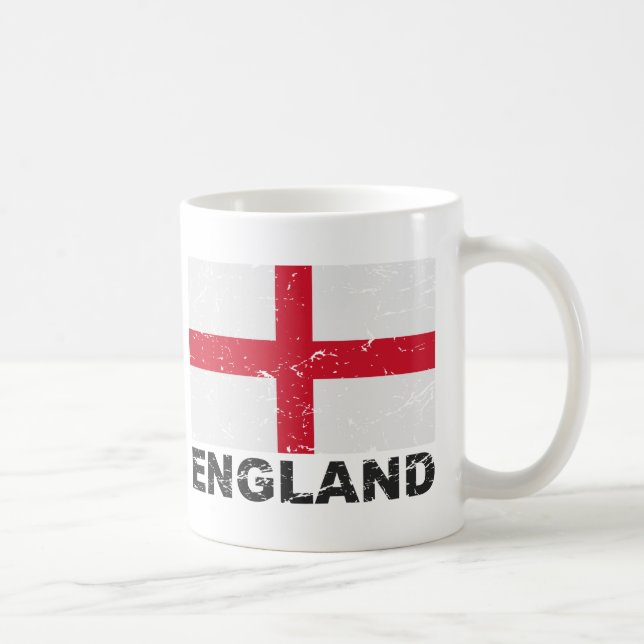 England Vintage Flag Coffee Mug (Right)