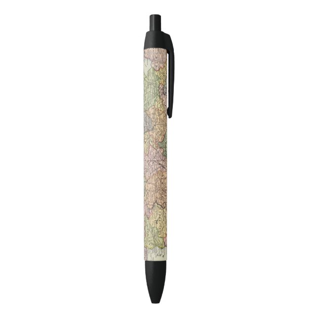 England, Wales 2 Black Ink Pen (Bottom (Vertical))