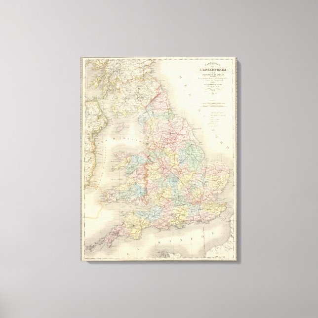 England, Wales Canvas Print (Front)