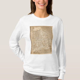 England, Wales Map by Arrowsmith T-Shirt
