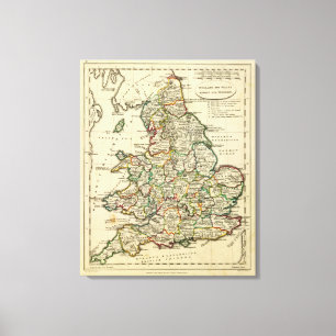 England, Wales Roman, modern Canvas Print