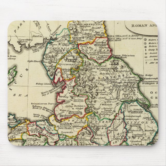 England, Wales Roman, modern Mouse Mat (Front)