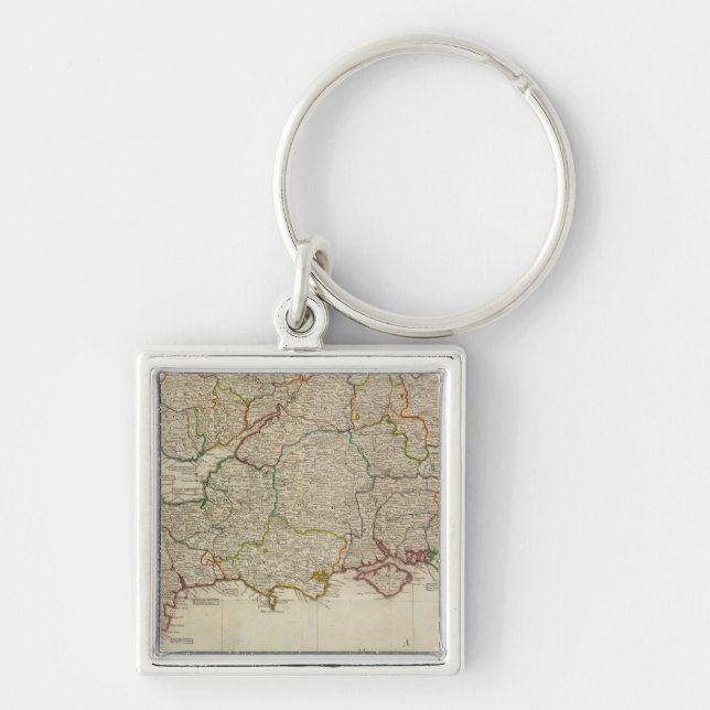 England, Wales, south Key Ring (Front)