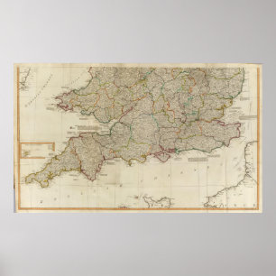 England, Wales, south Poster
