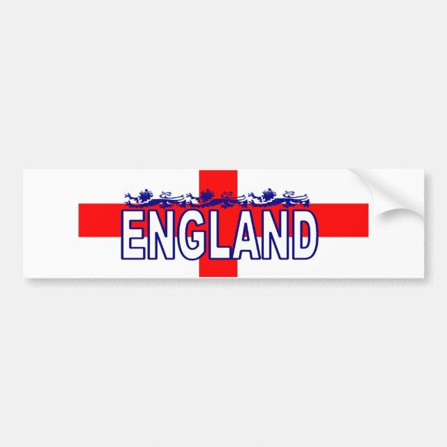 England WC2010 Bumper Sticker (Front)