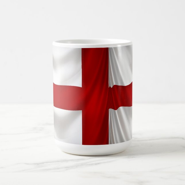 England's St George Cross Patriotic Flag Coffee Mug (Center)