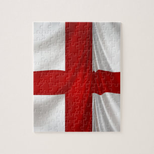 England's St George Cross Patriotic Flag Jigsaw Puzzle
