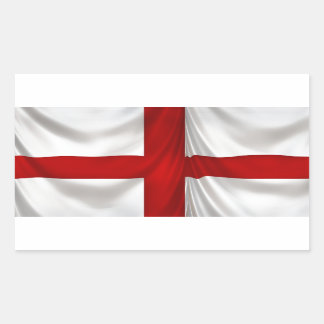 England's St George Cross Patriotic Flag Rectangular Sticker