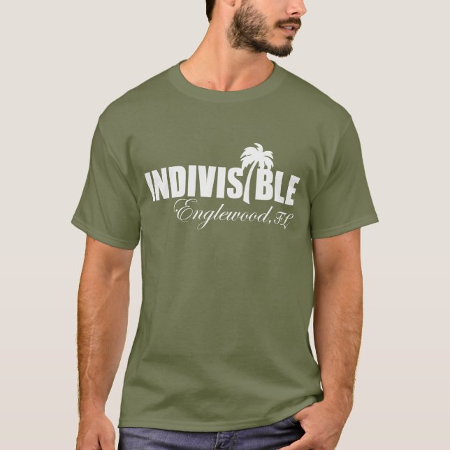 ENGLEWOOD Indivisible men's t-shirt wht logo (Front)