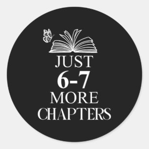 Englieacher 67 Book Just One More Chapter 6-7 Read Classic Round Sticker