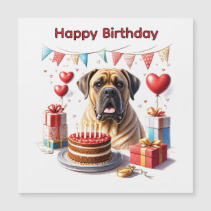 Englische Dogge Mastiff Birthday 