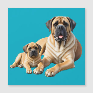 Englische Dogge Mastiff mit Kind