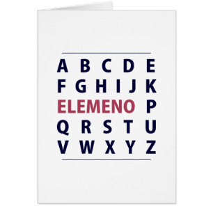 English Alphapbet ELEMENO Song