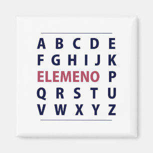 English Alphapbet ELEMENO Song Magnet