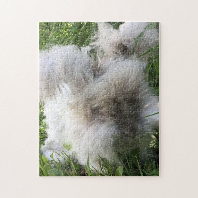 English Angora Rabbit "Bradley" Jigsaw Puzzle (Vertical)