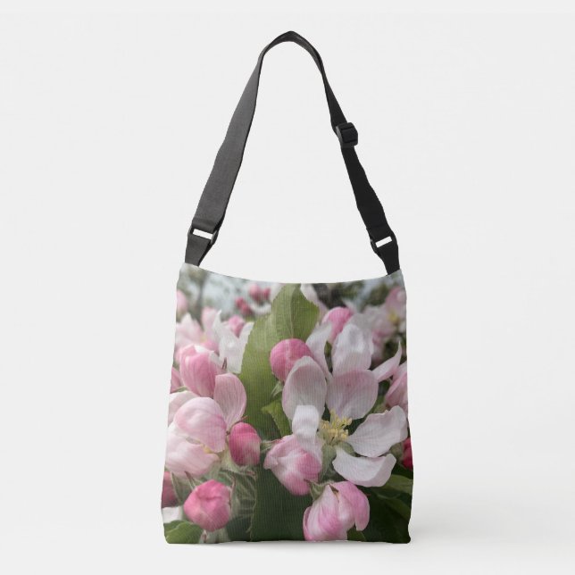  English Apple Blossom  Crossbody Bag (Front)