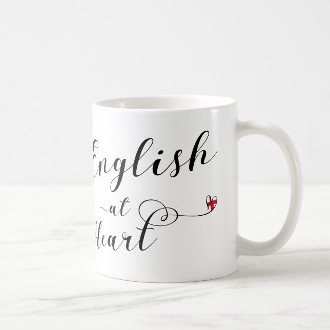 English At Heart Mug, England Coffee Mug (Right)