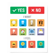 English Autism AAC PECS Pointing Communication 01