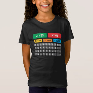 English Autism AAC PECS Pointing Communication 05 T-Shirt