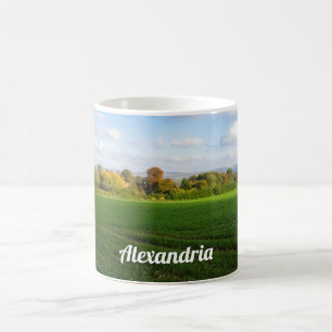 English Autumn Countryside - Personalised Coffee Mug