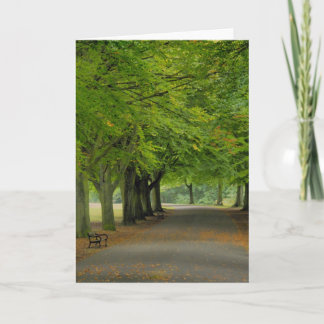 English Autumn Greetings Card