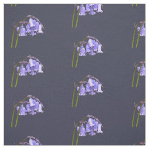 English Bluebell Flower Fabric