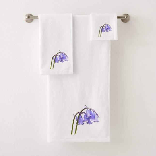English Bluebell Towel Set (Insitu)