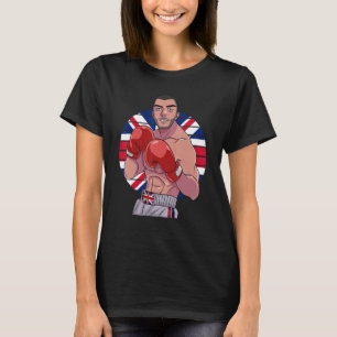 English Boxer United Kingdom Flag UK European Boxi T-Shirt