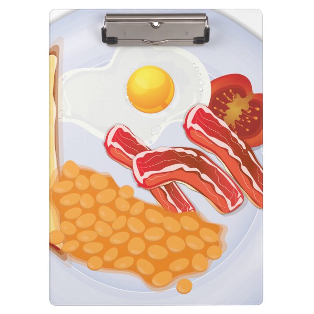 English Breakfast Clipboard (Front)