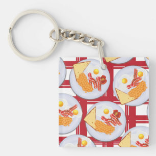 English Breakfast Key Ring