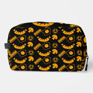 English Breakfast Pattern Dopp Kit