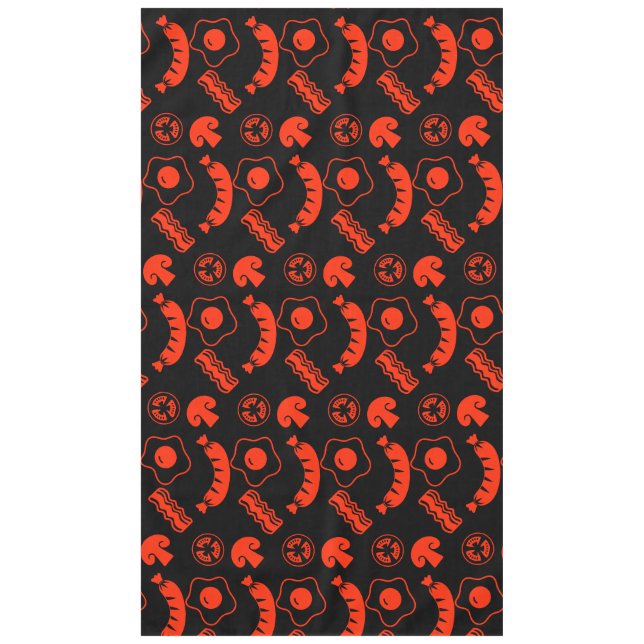 English Breakfast Pattern Tablecloth (Front)