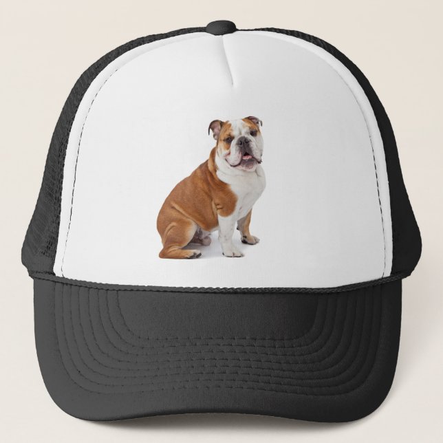 English British Bulldog Trucker Hat (Front)