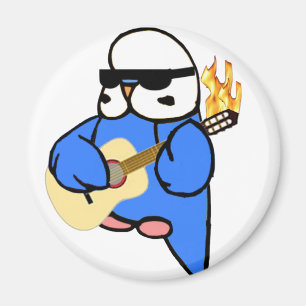 English Budgie Unplugged Magnet