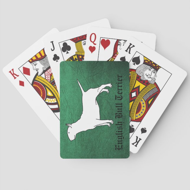 English Bull Terrier Bicycle Playing Cards (Back)